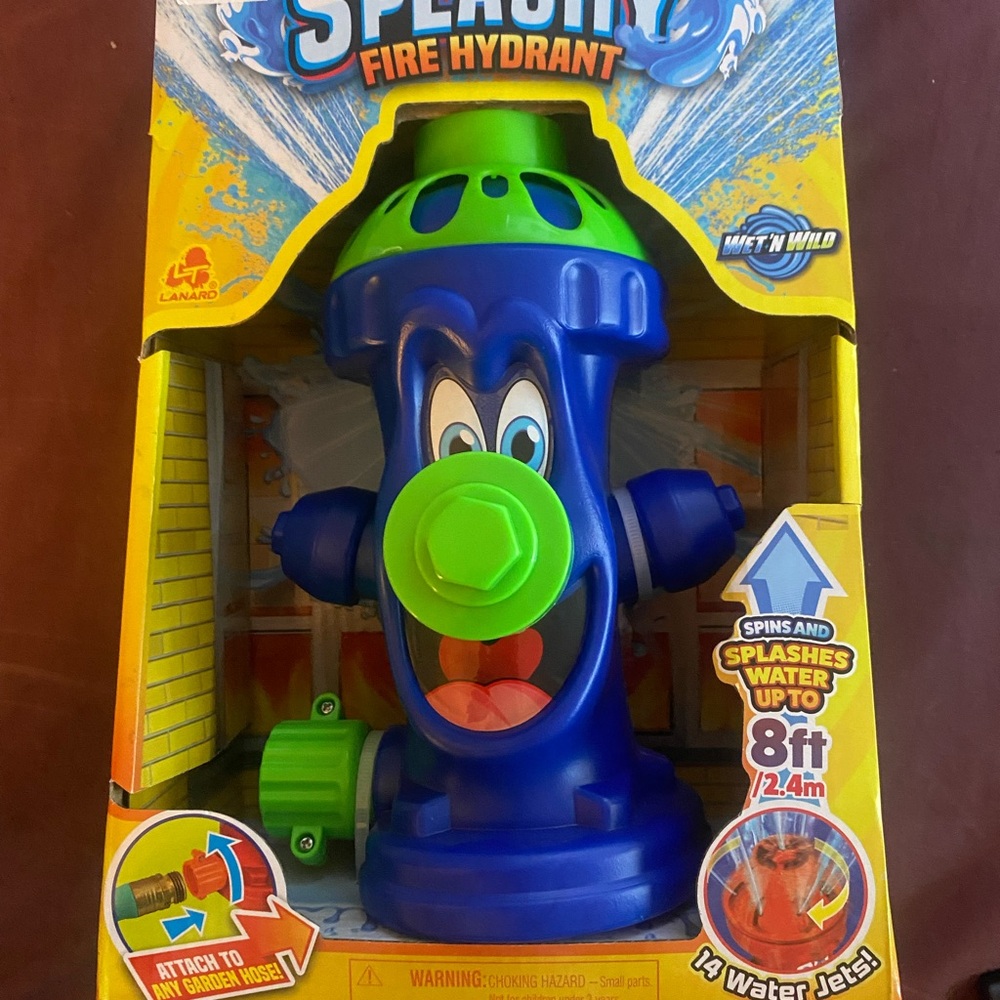 Splashin' Fire Hydrant Toy - Blue